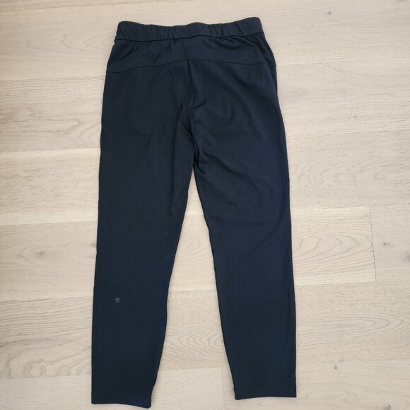 Women's CRZ Yoga size 8/10 black stretch drawstring ankle pants - Picture 5 of 11